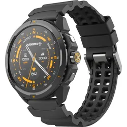 Myphone Smartwatches Hammer Watch 2 Smartwatch GPS (Satellit) AMOLED 1,5" Wasserdicht Schwarz, Smartwatch