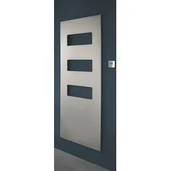 BEMM Plawa SPA Pur E - Plan-Bad-/Raumwärmer, Serie PSP-E, vorbereitet für reinelektrischen Betrieb, Mittelgrau, H1500x060x0775