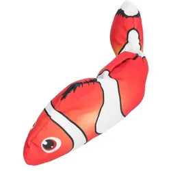 4x Trixie Wriggle Fischspielzeug, Katzenspielzeug, weiss (Katzenminzespielzeug), Katzenspielzeug