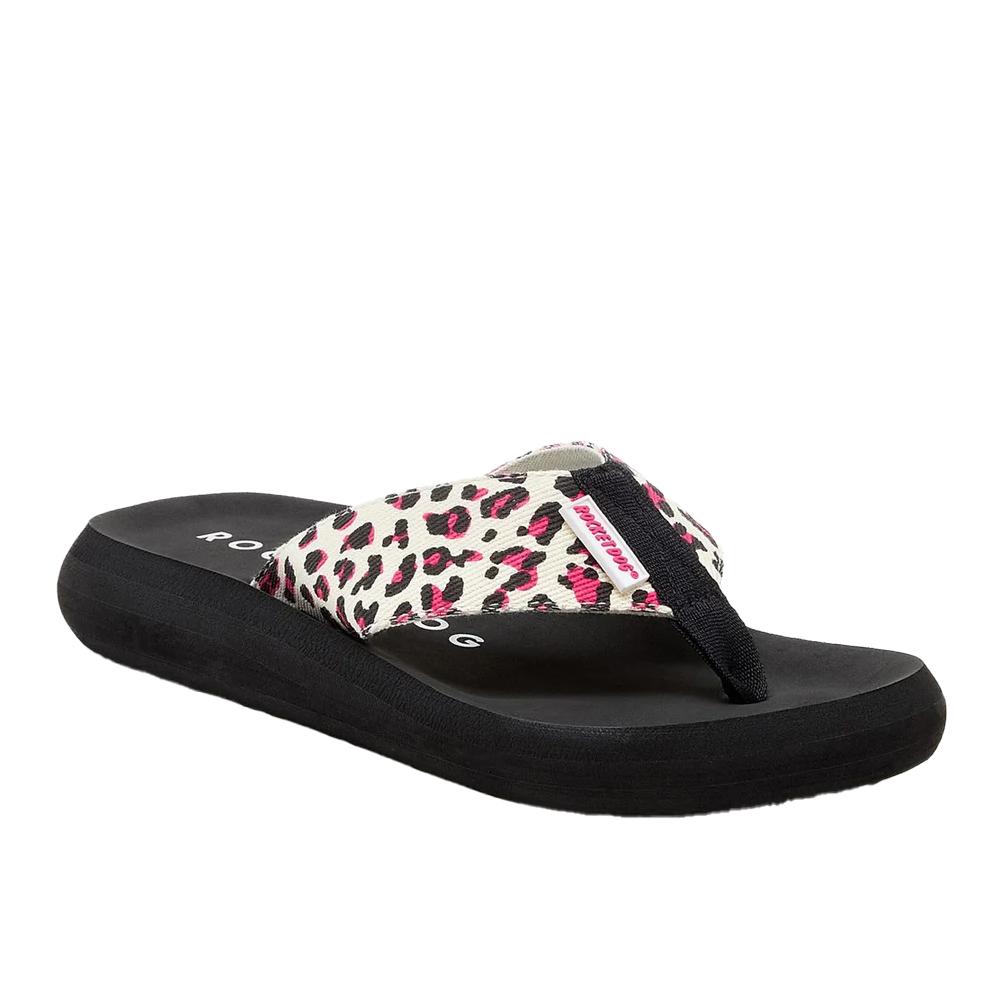 Rocket Dog Dames/Dames Spotlight Monroe teenslippers (Heet Roze)