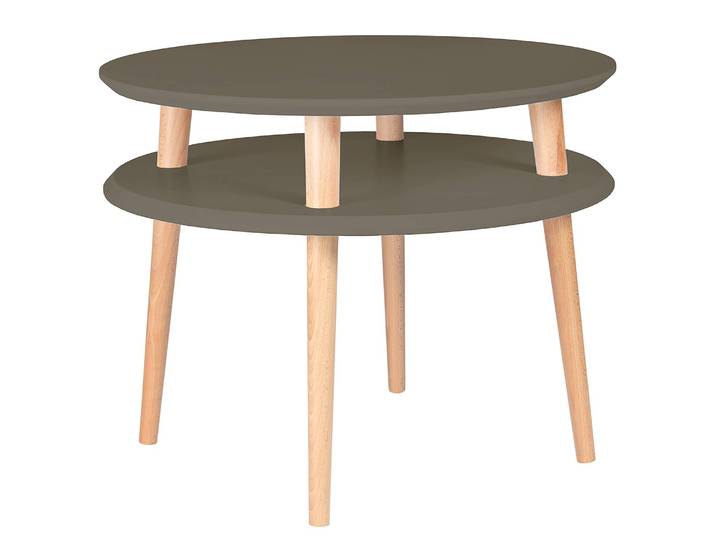 Table basse 57 x 45cm Marron/Marron