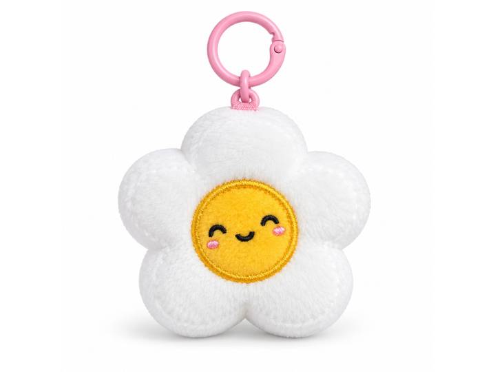 Legami Porte-clés en peluche Daisy – Mini, super doux, 11 cm