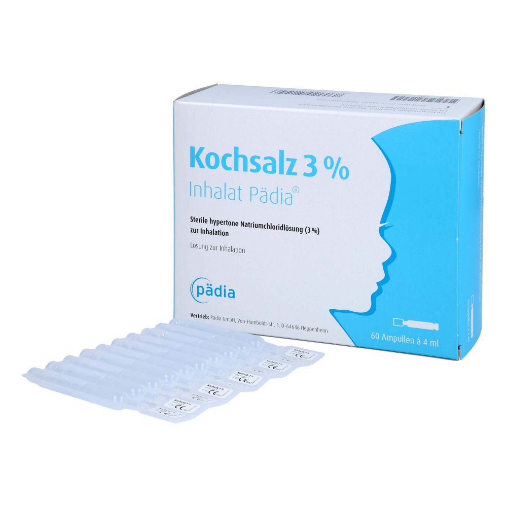 Pädia GmbH Kochsalz 3% Inhalat Pädia Ampullen 17231614