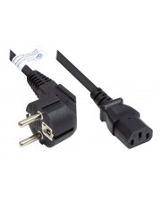 Good Connections 1 m CEE7/7 IEC C13 H05VV-F 250 V Schwarz CEE 7/7 M/F 1 m (P0130-S010)
