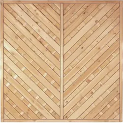 T&J MAXI DIAGONAL Lamellenzaun 180 x 180 cm