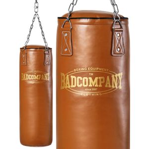 Bad-Company Boxsack Retro gefüllt mit Textilresten, 48 kg, für Erwachsene, 180 cm, mit Stahlkette zum Aufhängen