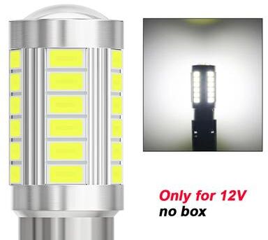 Inspired Living 2 Pack CANbus Error Free 1156 1157 LED Turn Signal Bulbs, 12V 24V BA15S BAY15D 12v White 1156 Bau15s Py21w
