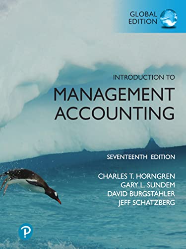 Charles Horngren - Introduction to Management Accounting, Global Edition - Preis vom 13.10.2026 11:25:28 h
