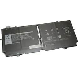 BTI DD9VF-BTI (4 Zellen, 6375 mAh), Notebook Akku, Schwarz
