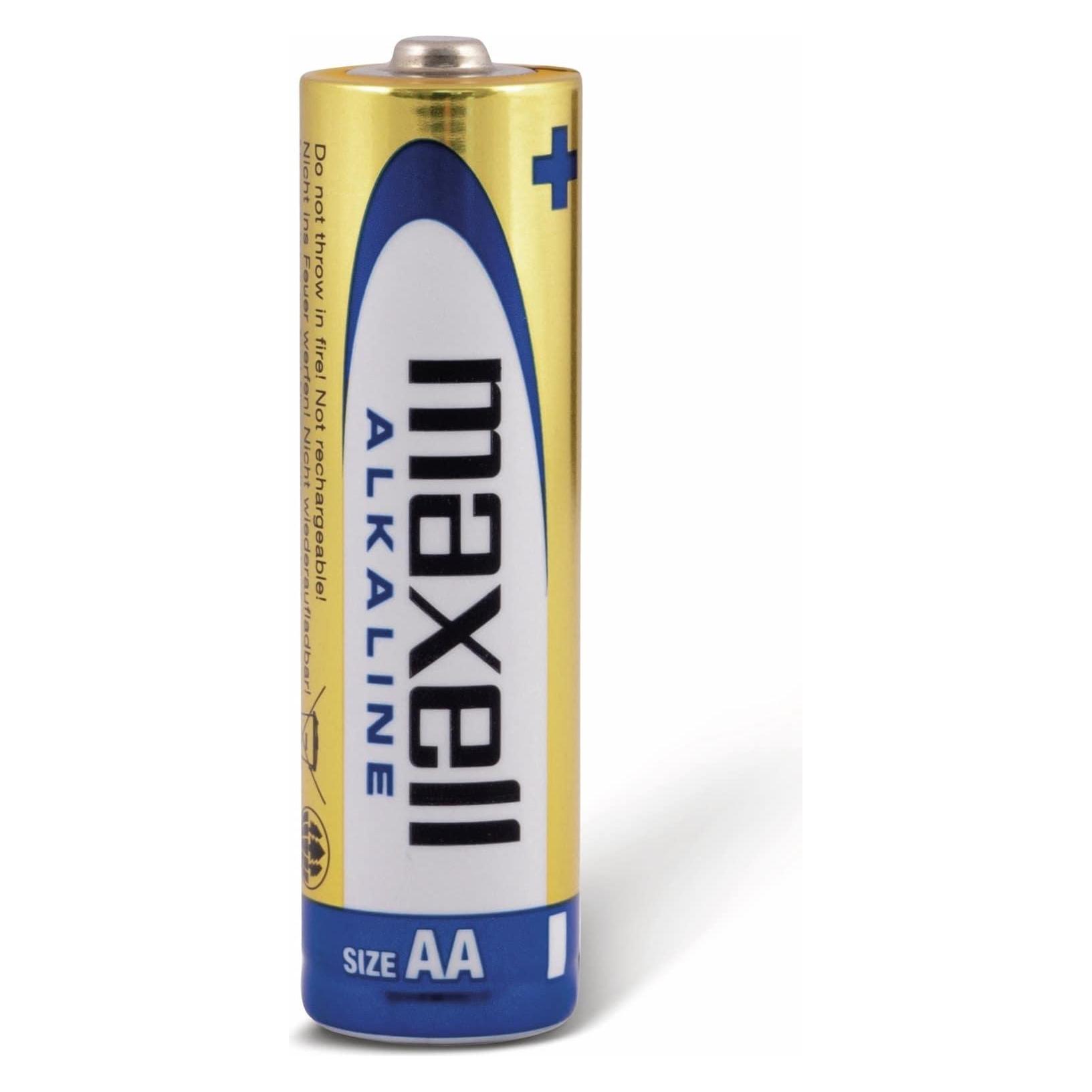 Maxell Mignon-Batterie Alkaline, AA, LR6, 4 Stück (4 Stk., AA) (790223)