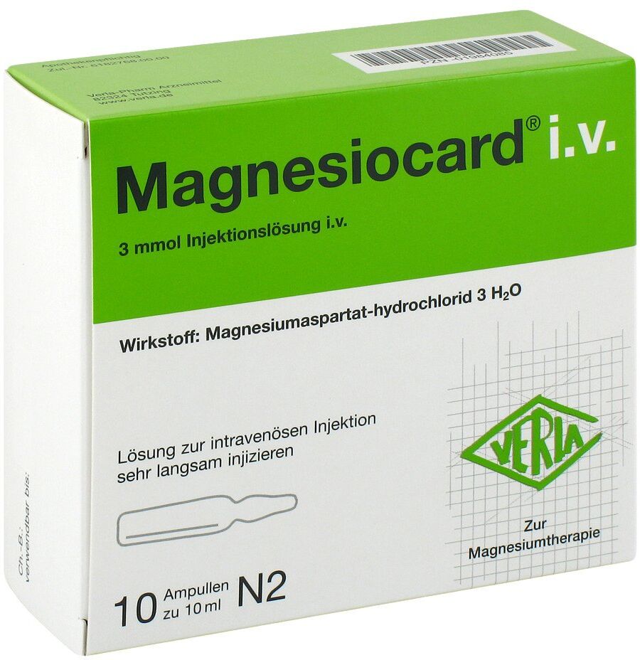 Magnesiocard intravenös Injektionslösung