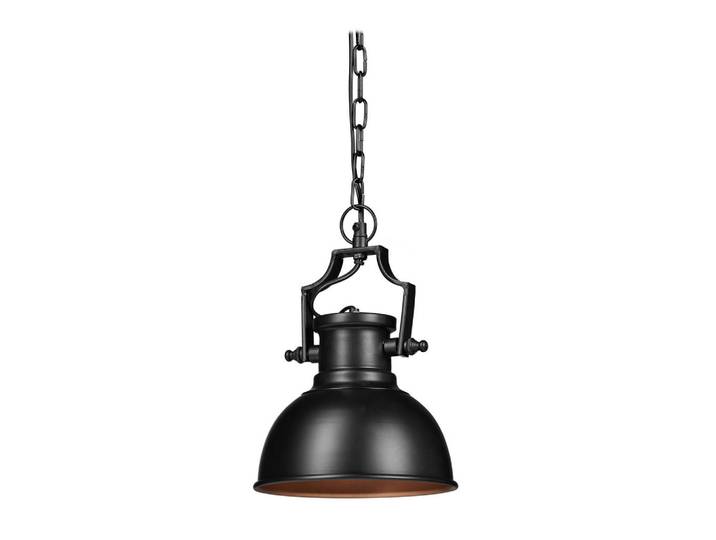 Relaxdays Hängelampe Schwarz Industrial Eisen E27, Metall, 21x145x21 cm, Lampen & Leuchten, Innenbeleuchtung, Hängeleuchten, Pendelleuchten