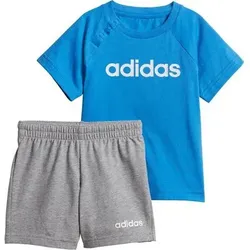 ADIDAS Kinder Linear Sommer-Set, Größe 80 in Blau Blau