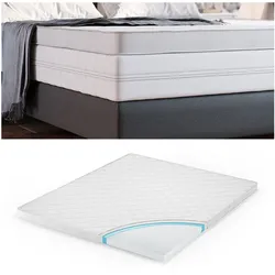 VitaliSpa Komfortschaum Topper Matratzenauflage 160x200cm Matratzentopper 6cm