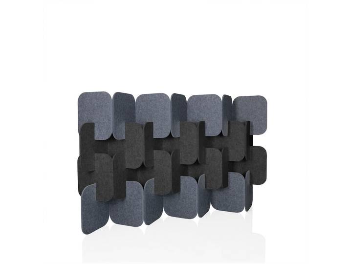 Trennwand Flexmiut Plug Grau/Dunkelgrau