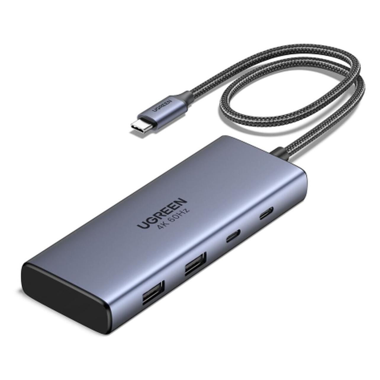 Ugreen 7-in-1 USB-C Hub CM498 (USB-C, 7 Ports) (45379)