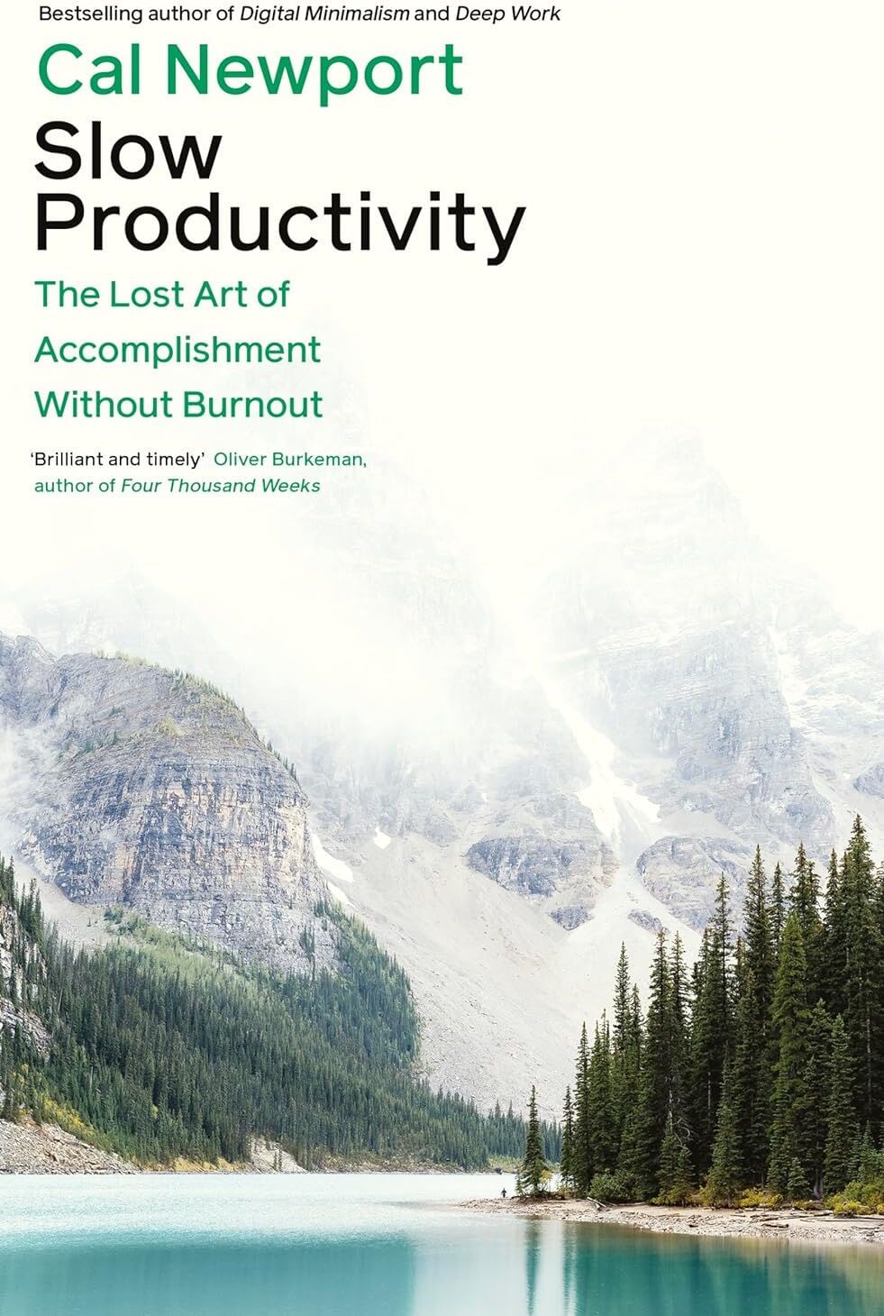 Various Publishers Cal Newport 4 Book Paperback Collection - Slow Productivity, Deep Work, Digital Minimalism, So Good They Can't Ignore You - Adult Non Fiction Set