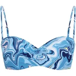 CHIEMSEE Damen Bikinioberteil, Größe 40C/D in Blau Blau