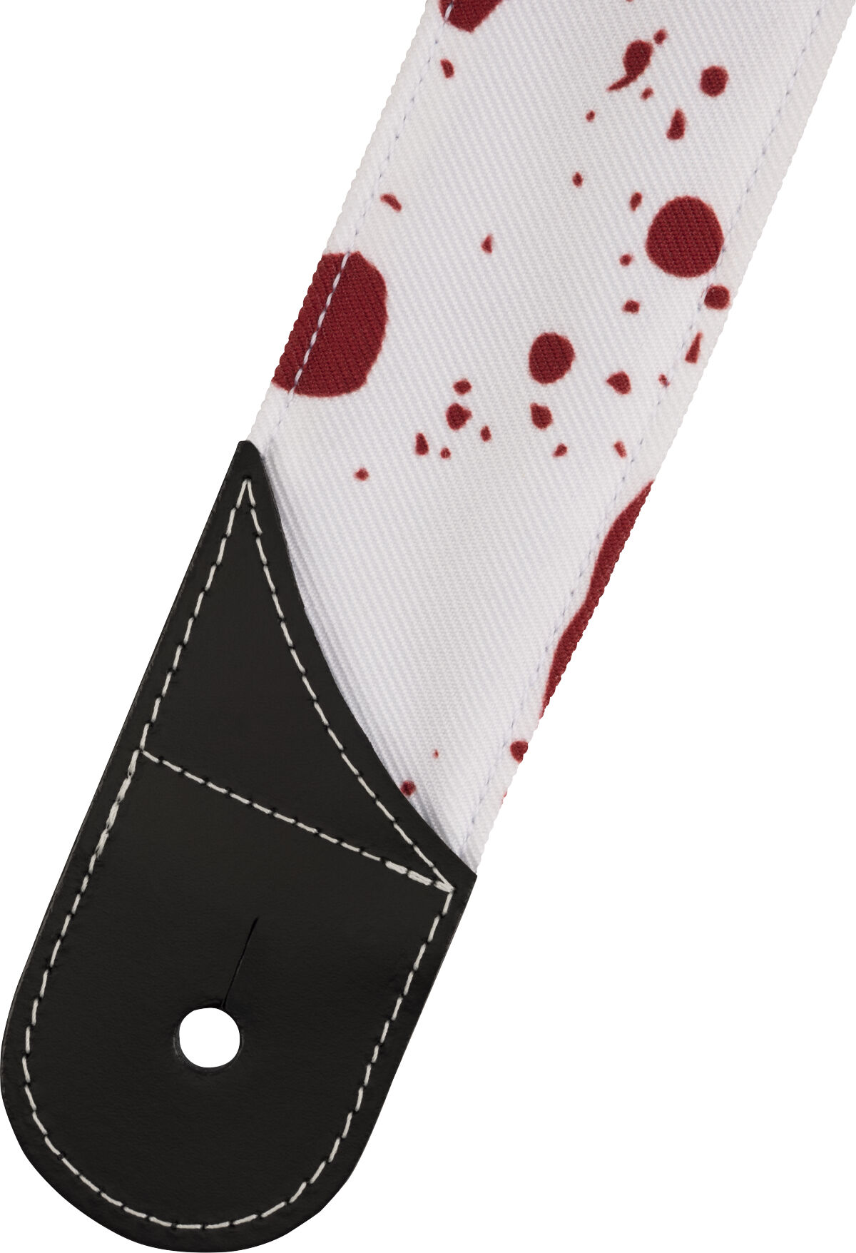 Jackson Splatter Strap White and Red, 2"