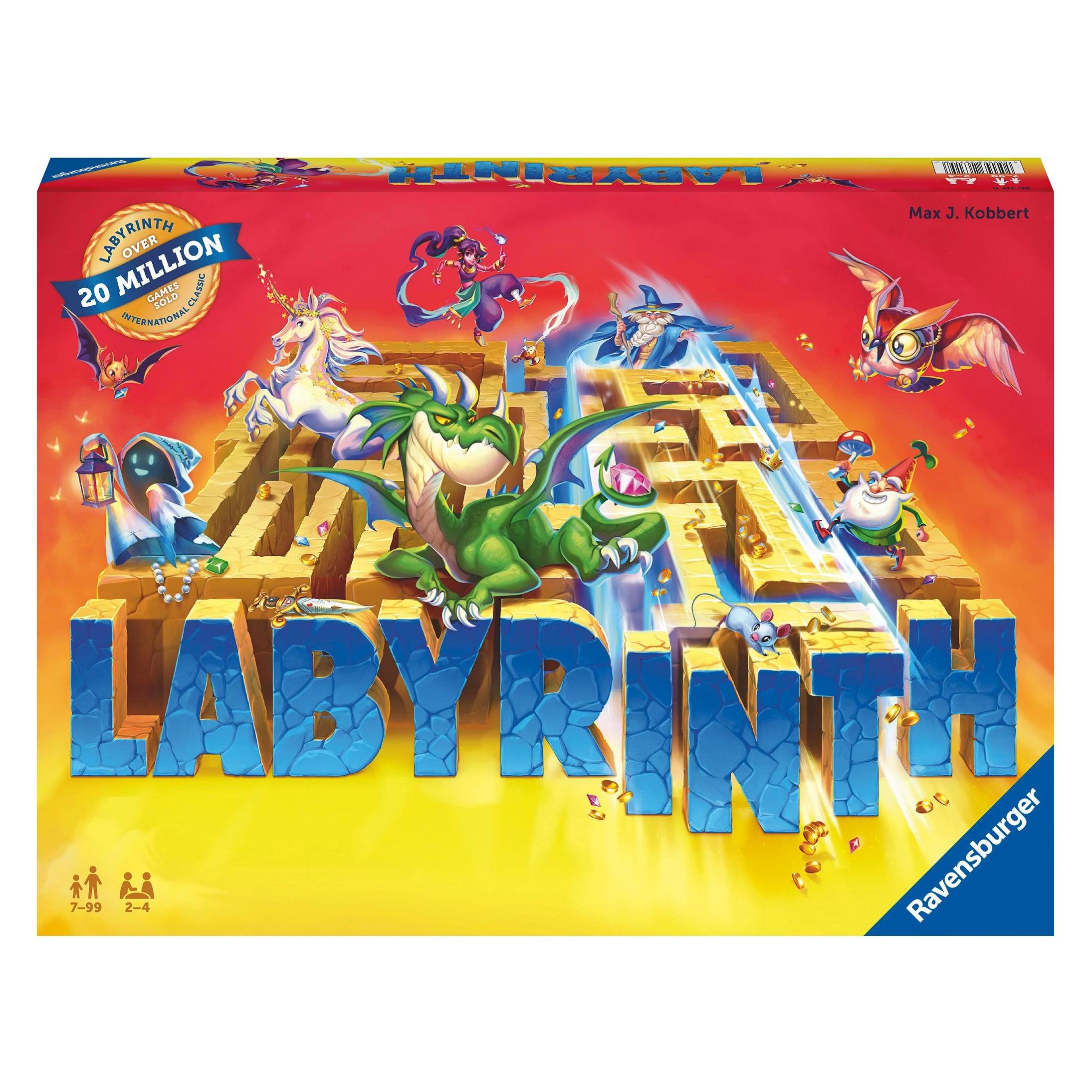 Ravensburger Labyrinth (Dänisch, Norwegisch, Schwedisch, 1 - 4 Spieler) (10826315)