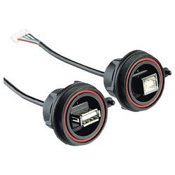 USB-Kabel, 5-polig, Buchse, USB B, PX0843/B Buchse, Buchse PX0843/B Bulgin Inhalt: 1 St.