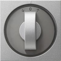 Abdeckung mit Knebel aluminium, Retail