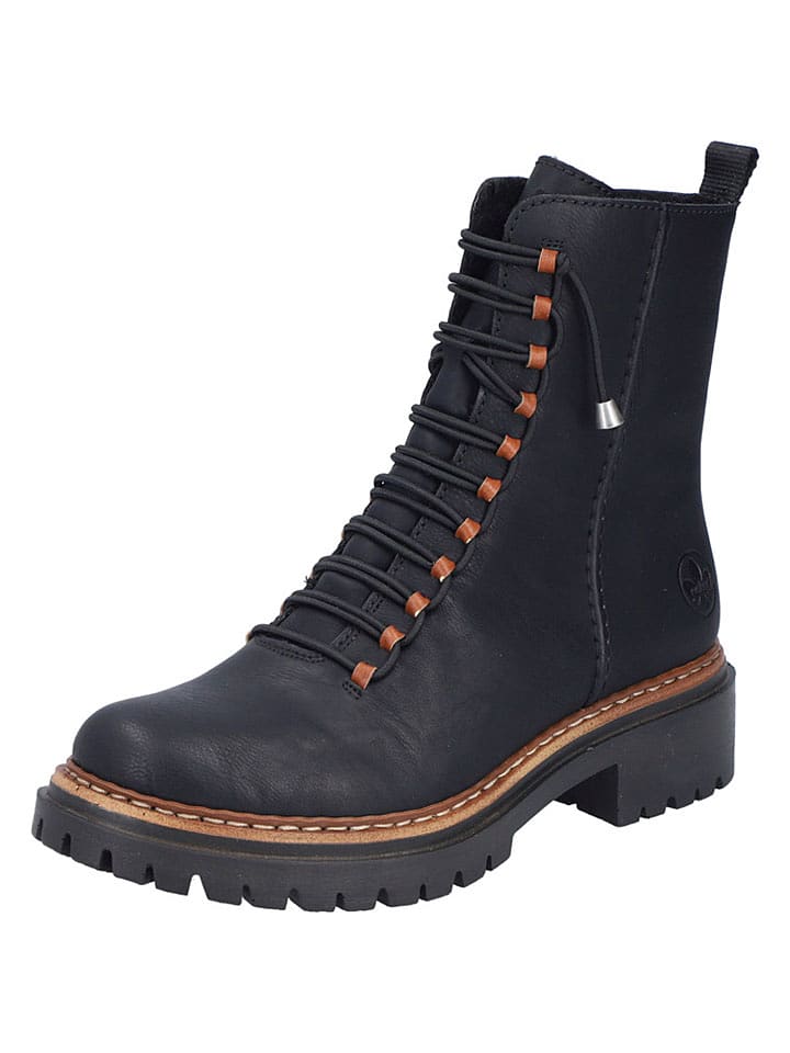 rieker Stiefeletten in Schwarz - 36