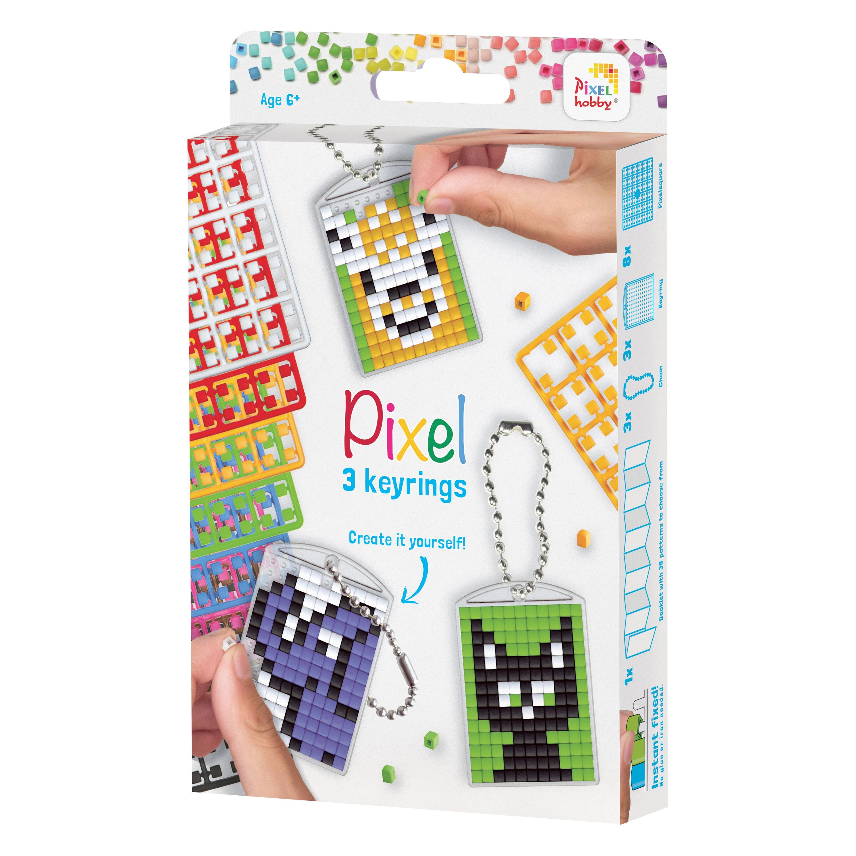 Pixeln Pixel Medaillon Set Tiere (P20130)