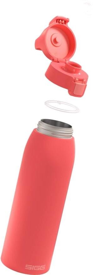 Thermoflasche SIGG "Shield One 1000 ml", rosa (rot), Trinkflaschen, Kinder, 1.000ml, Edelstahl, Thermoflasche, H:29,6cm rot 1.000ml