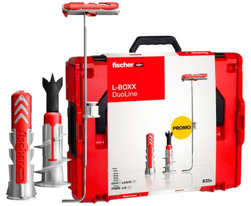 Fischer 558626 DUO-Line Dübel-Sortimentsbox 833 Teile
