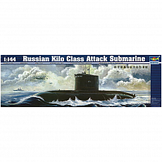 Trumpeter - Russian Kilo Class Attack Submarine - 1:144 - 53 Teile 308996