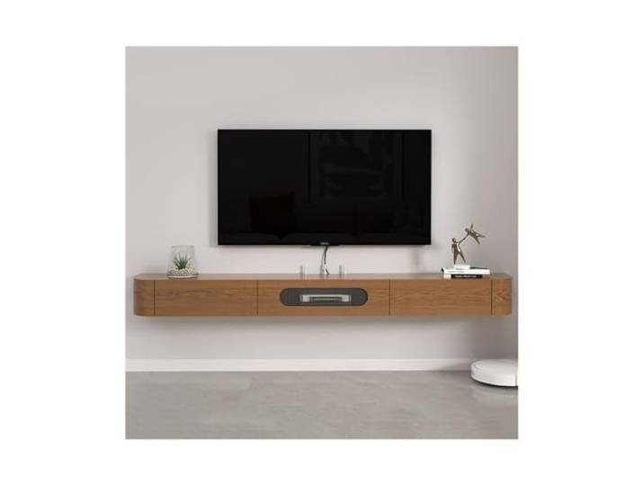 Vfs8dQ5kt Medieneinheit Schwimmender TV-Ständer for Unterfernseher, platzsparend, 63,0/70,8/78,7 Zoll(1800x238x170mm)