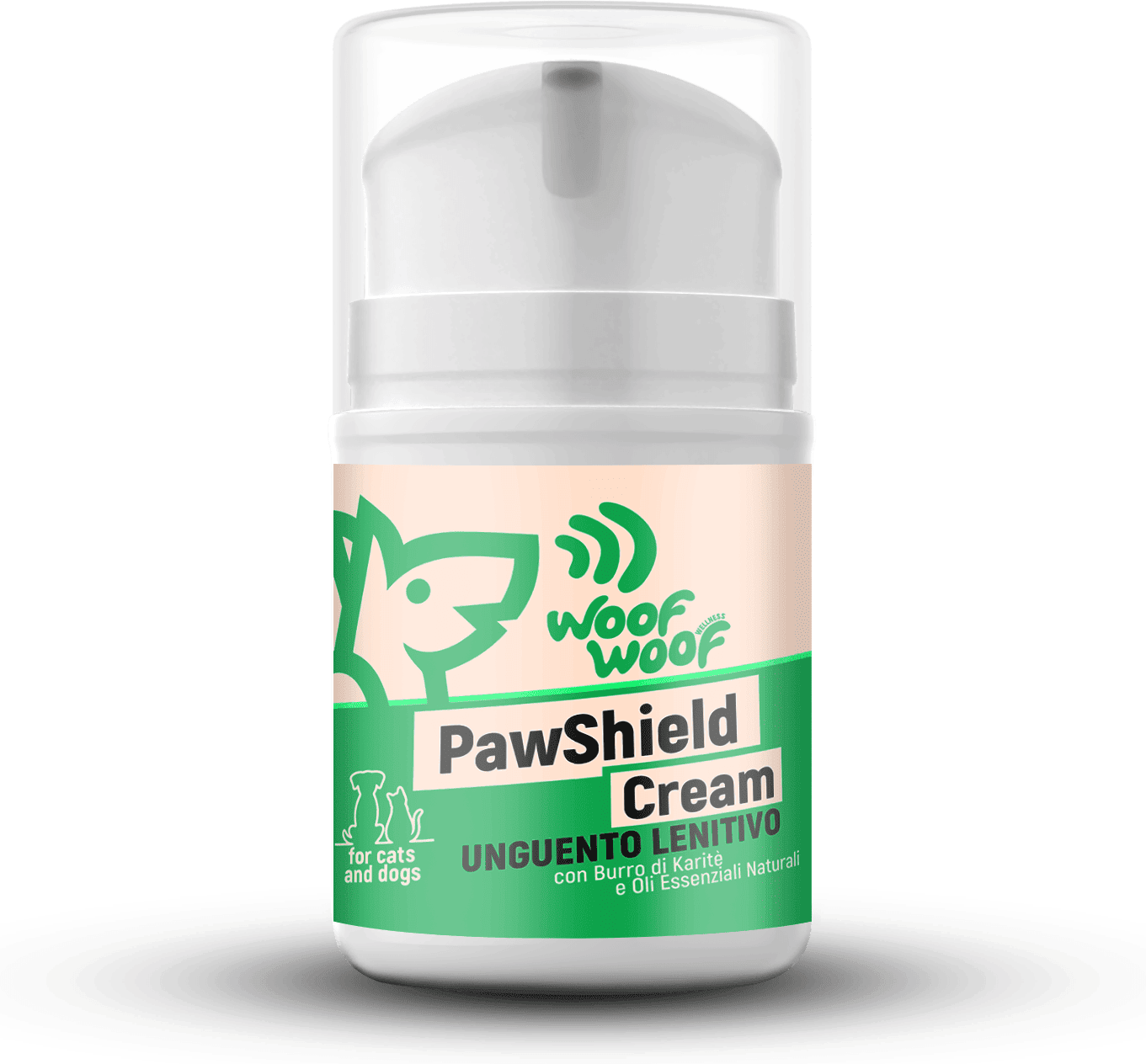 Woof Woof PawShield Crema Lenitiva Cane e Gatto 50ML