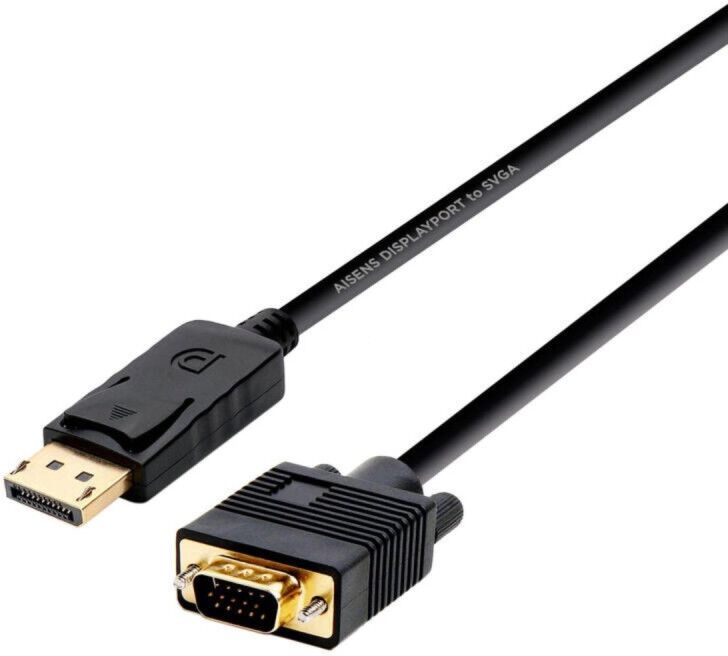 AISENS Câble DisplayPort vers VGA 2 m, Noir