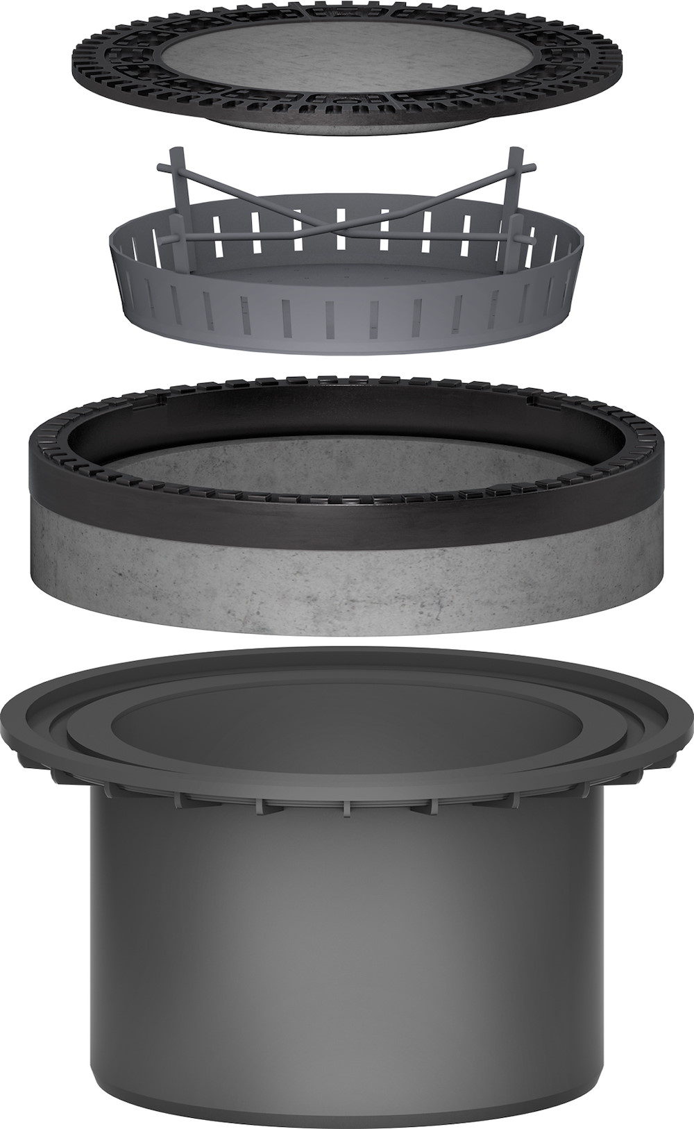GRAFOTTOGMBH Teleskop-Ventilationssch. LKW Kl.D600, Abdeckung, Grobfilter 16987039