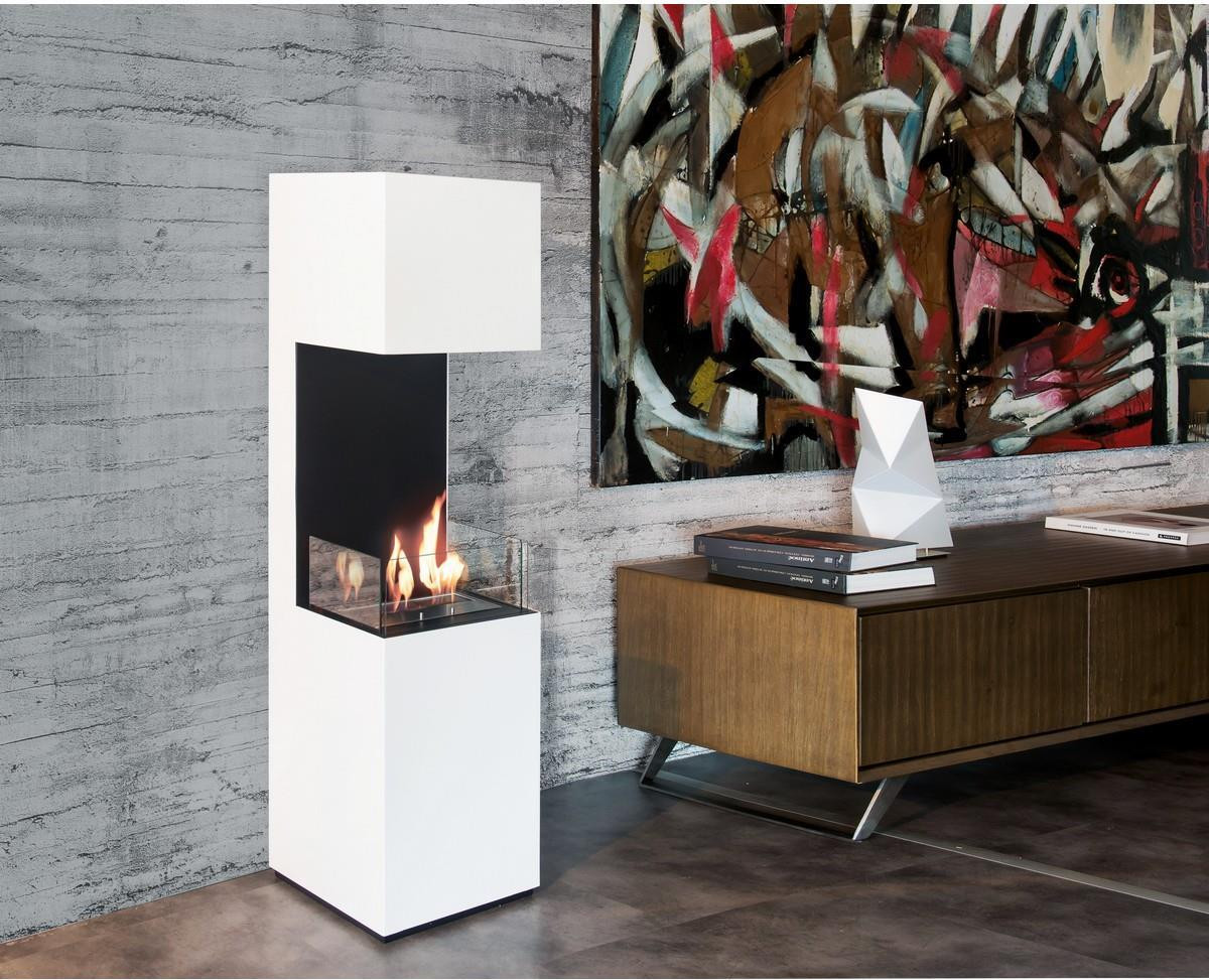 Tecno Air System KAMIN vloer Livigno Wit