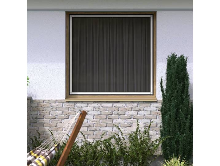 JAROLIFT Insektenschutz-Spannrahmen BrushLine 2000 für Fenster