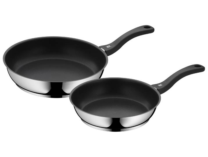 Bratpfanne WMF Devil 2-teilig , silber (altsilberfarben), Pfannen, Bratpfanne