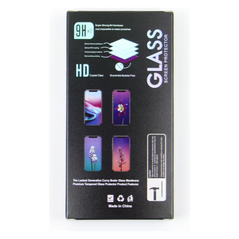 OEM Tempered glass 6D for iPhone 13 / 13 Pro 6,1" / 14 / 16e 6,1" black frame 10in1 (10 Stk., Apple iPhone 13, Apple iPhone 13 Pro, Apple iPhone 14, Apple iPhone 16e, Apple iPhone 17e) (56756290)