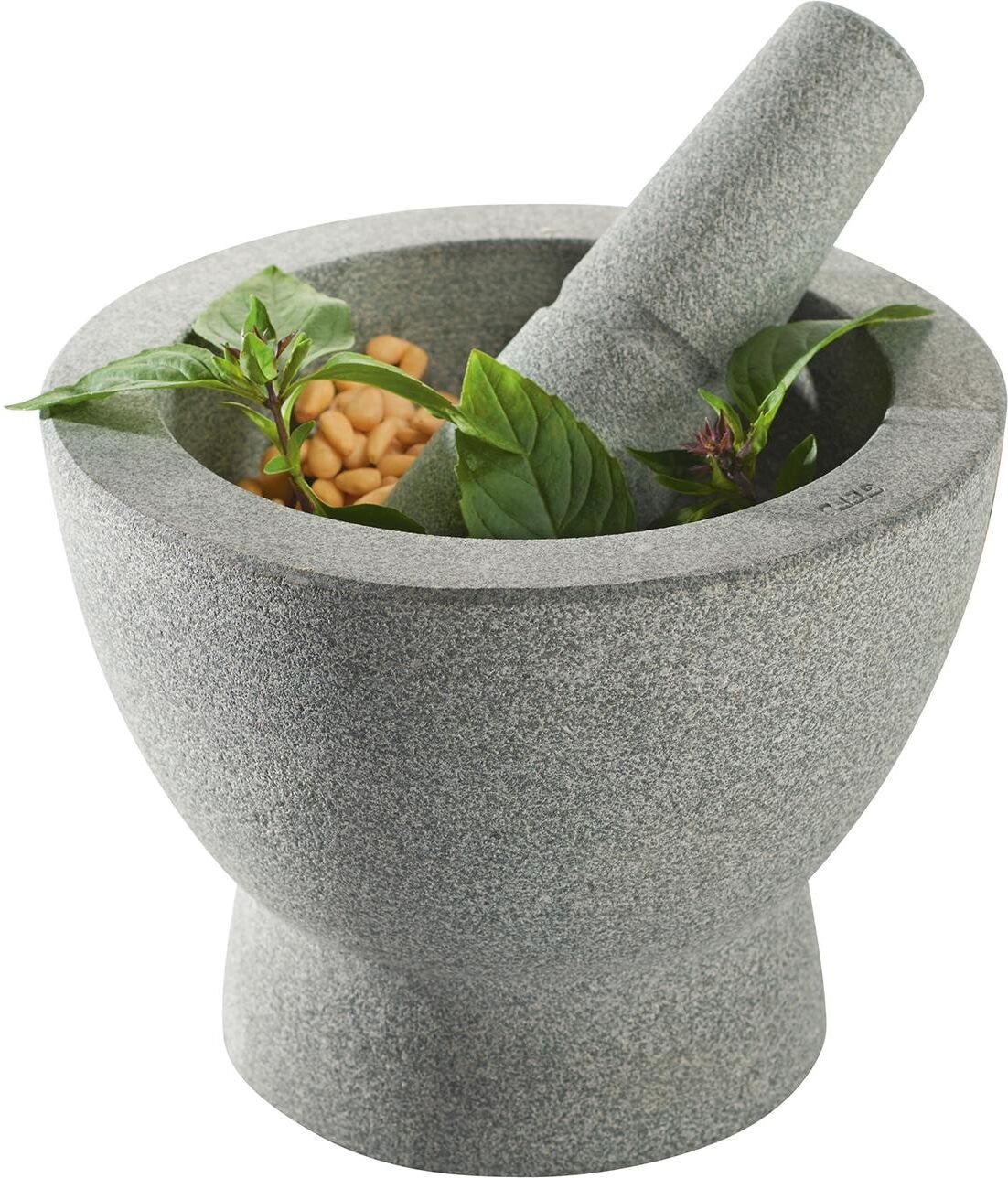 Mörser GEFU "CRUNCHY", grau, H:13cm Ø:17cm, Granit, Mörser, Mörser grau Ø 17cm + Höhe 13cm