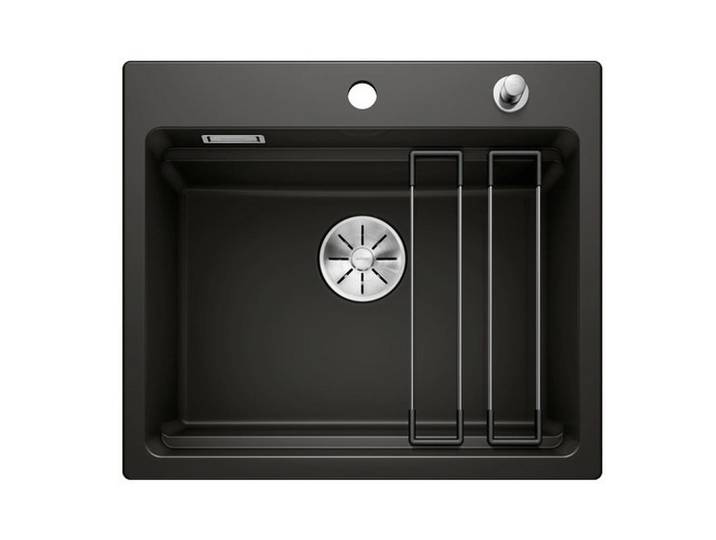 Blanco Spüle, Schwarz, Keramik, 58.4x23.2x51 cm, Küchen, Küchenausstattung, Küchenspülen, Keramikspüle
