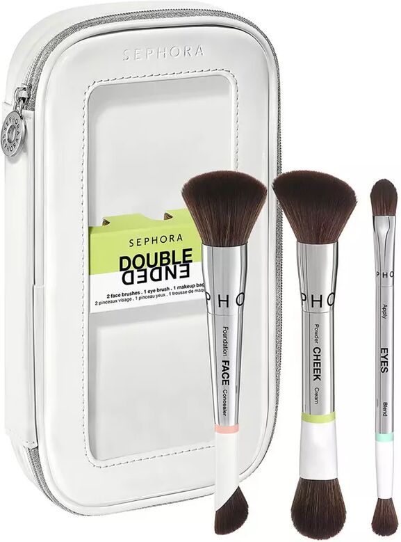 SEPHORA - Double-ended Brush Set - Pinselset für Gesichts- und Augen-Make-up, Set, Fantasie