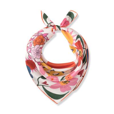 Modetuch CODELLO "Codello Nickituch", Damen, rot, Obermaterial: 100% Seide silk., Modetücher, Pop-Statement