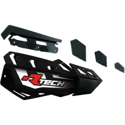 Racetech, Motorrad Zubehör, (Rtech) Ersatzkunststoffe Für Flx / Alu / Atv-Handschutz, Schwarz
