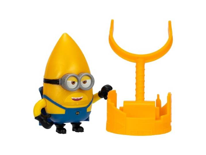 Ik – Gewoon onverbeterlijk 4: Stormachtig starten Mega-Minion Gus - actiefiguur. Met de werper zet Gus in de scène. Verzamel alle 5 Mega minions. Verschillende functies en accessoires