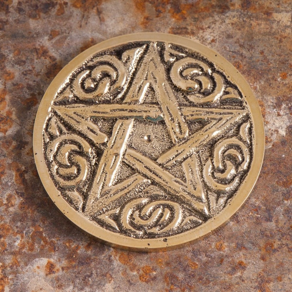 Magische munt pentagram voor volwassenen van Berk