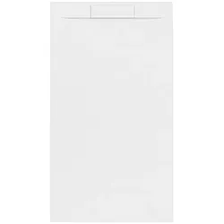 SAT Fusion Duschwanne rechteckig 100x90 cm gegossener Marmor SATFU10090BL
