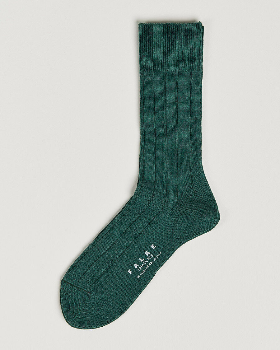 Falke Lhasa Cashmere Hunter Green men 43-46 Grøn
