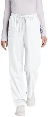 Wonderwink WW4550 Women's WorkFlex Cargo Pant in White size Small   Polyester Blend