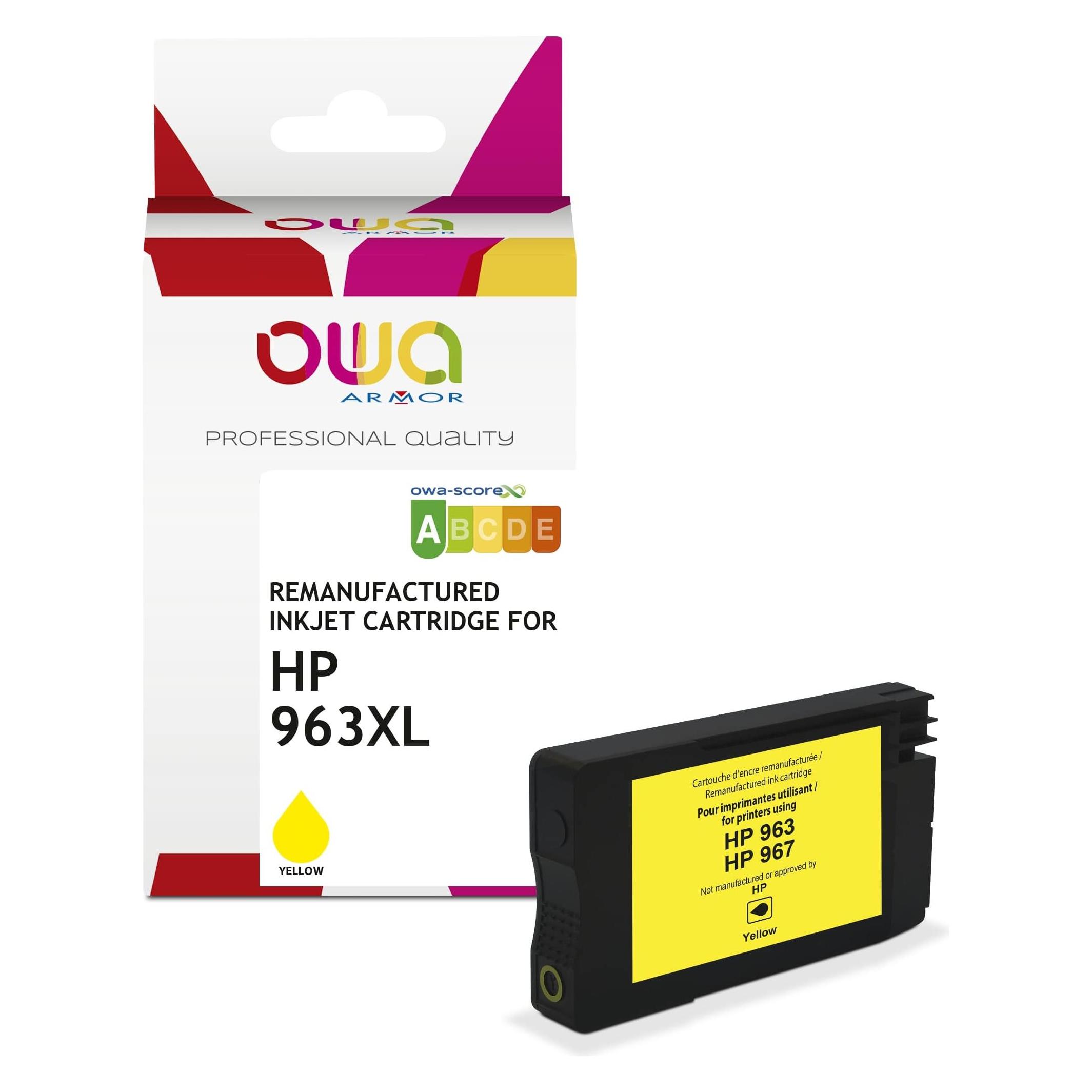 Armor OWA OWA ARMOR ink pro HP 3JA29AE,(963XL),žlutá/yellow (Y) (K20901OW)